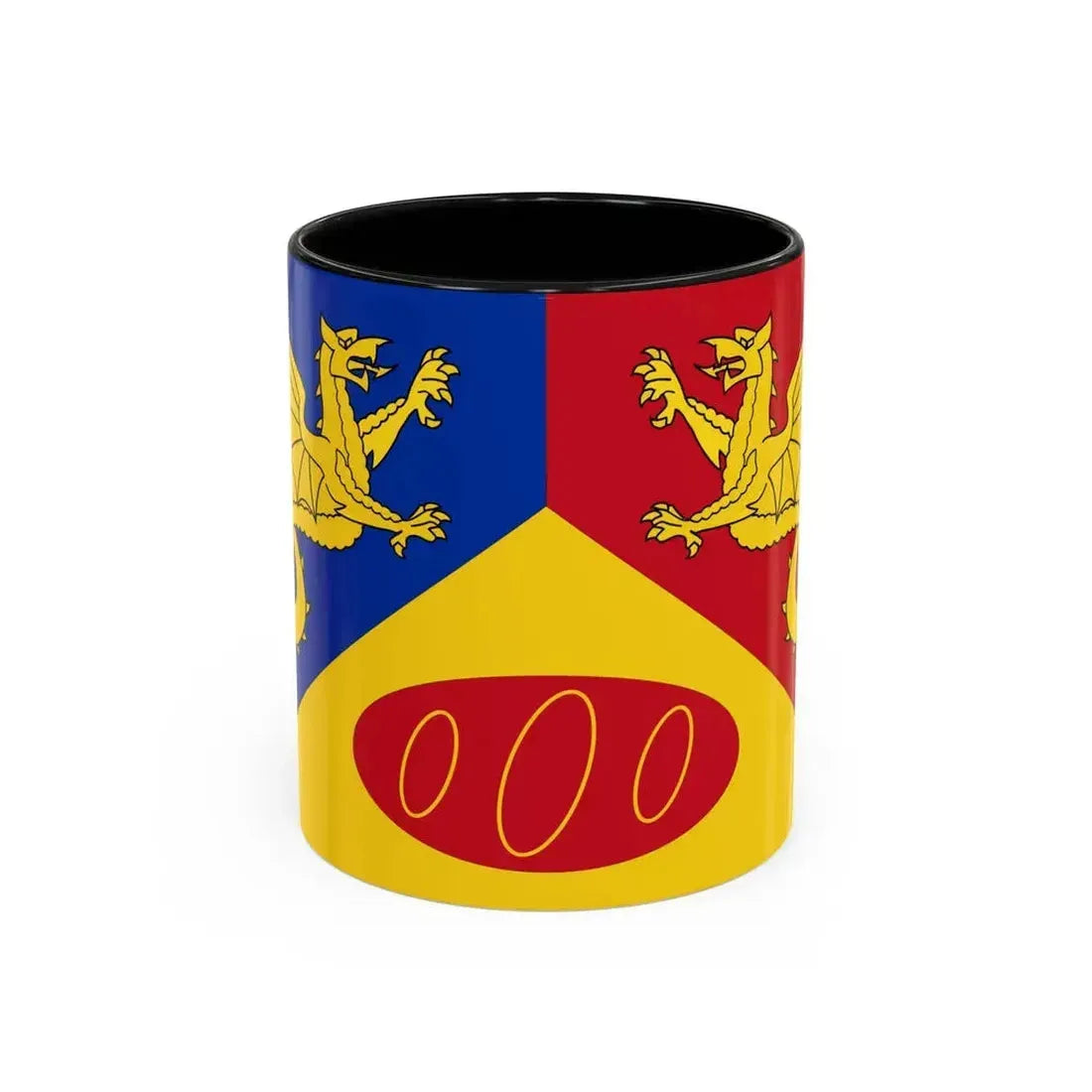 Flag of Craig y Dorth UK - Accent Coffee Mug 11oz Black - Go Mug Yourself