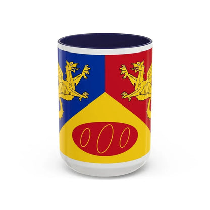 Flag of Craig y Dorth UK - Accent Coffee Mug 15oz Navy - Go Mug Yourself