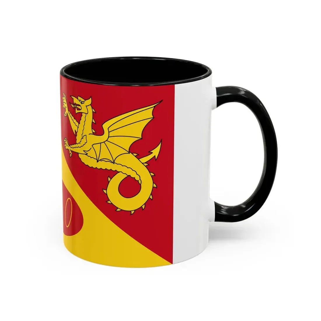 Flag of Craig y Dorth UK - Accent Coffee Mug - Go Mug Yourself