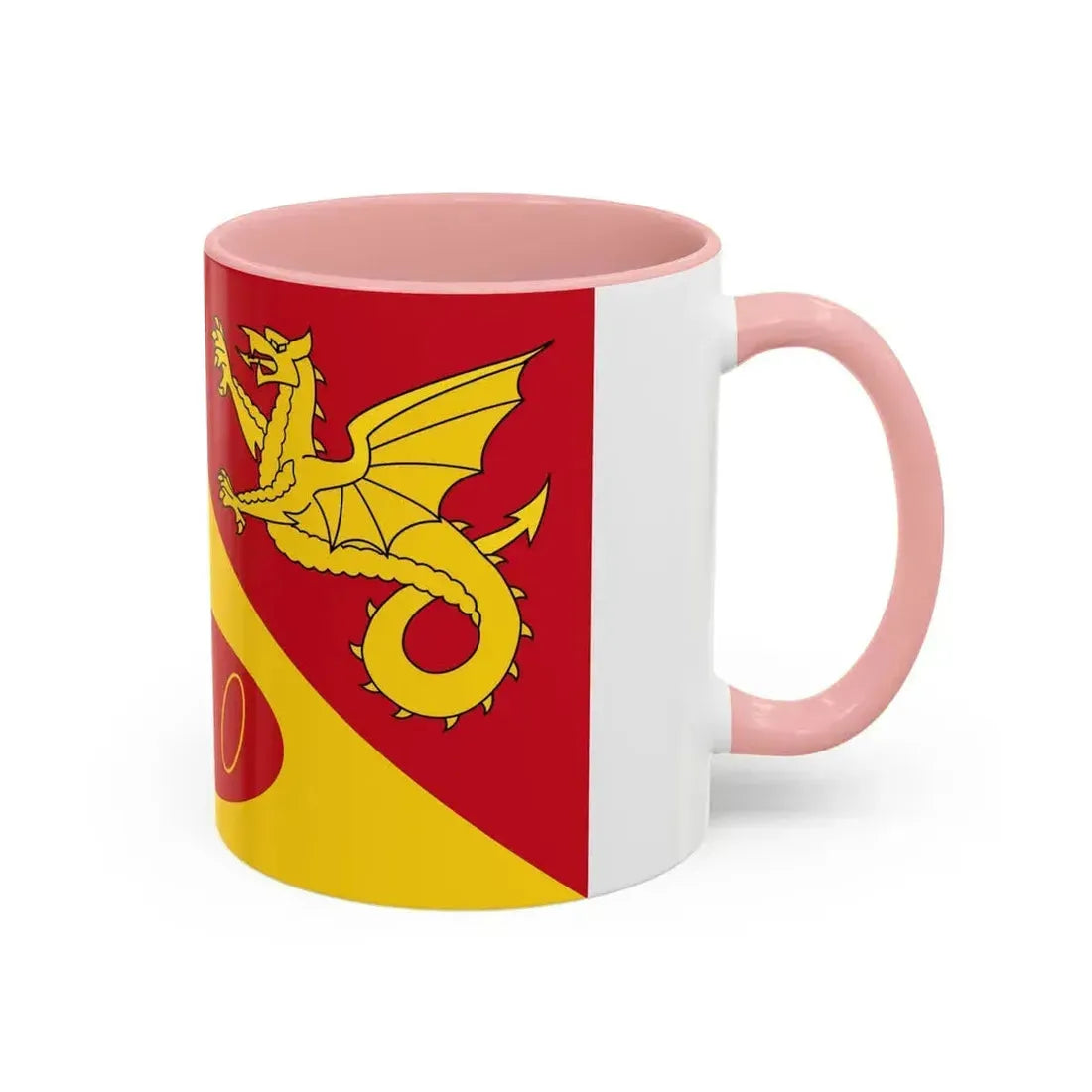 Flag of Craig y Dorth UK - Accent Coffee Mug - Go Mug Yourself