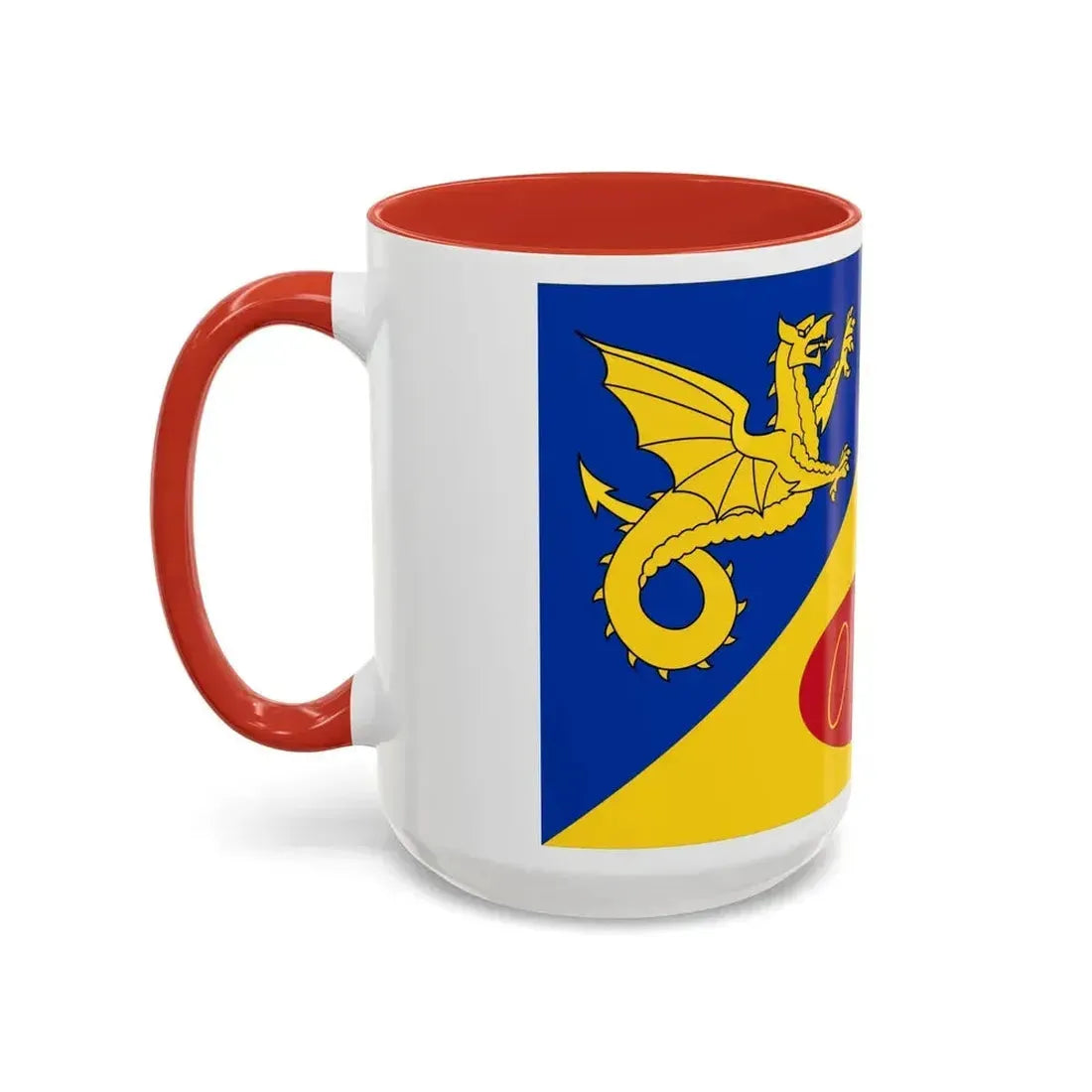 Flag of Craig y Dorth UK - Accent Coffee Mug - Go Mug Yourself