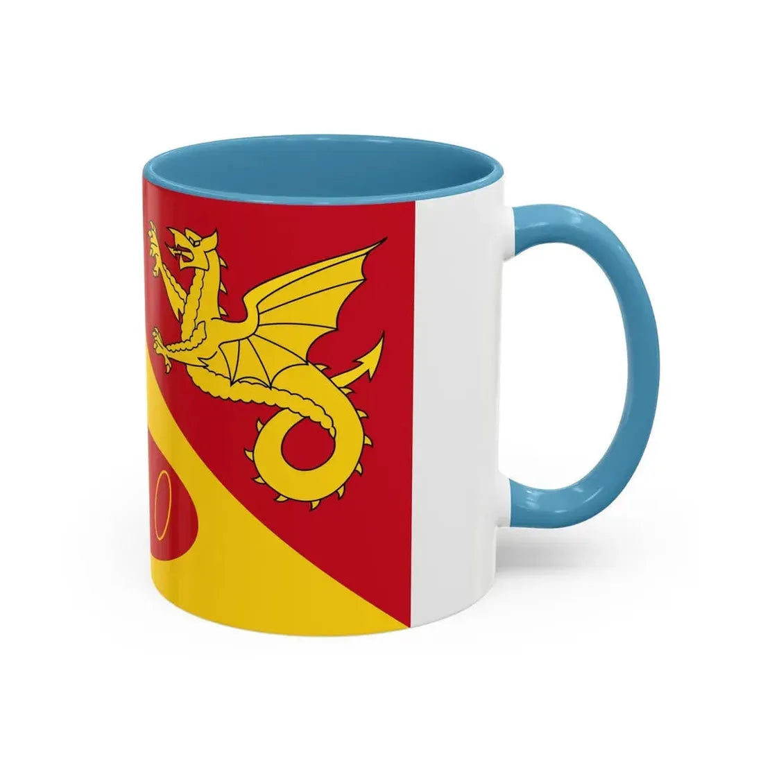 Flag of Craig y Dorth UK - Accent Coffee Mug - Go Mug Yourself