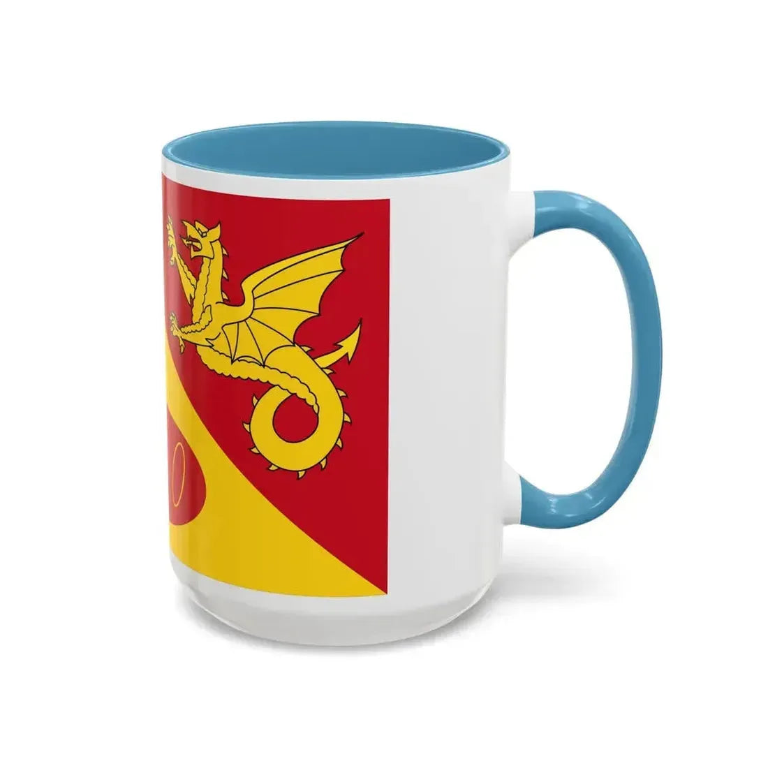 Flag of Craig y Dorth UK - Accent Coffee Mug - Go Mug Yourself