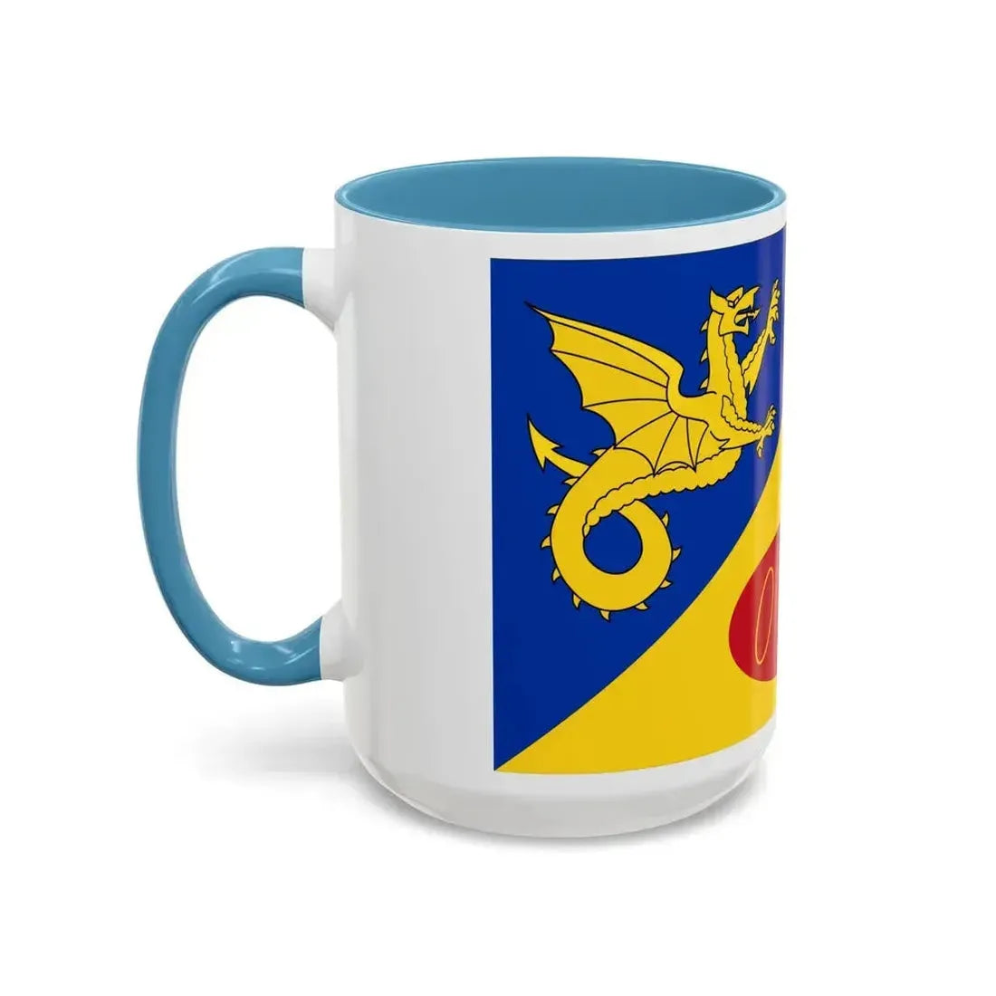 Flag of Craig y Dorth UK - Accent Coffee Mug - Go Mug Yourself