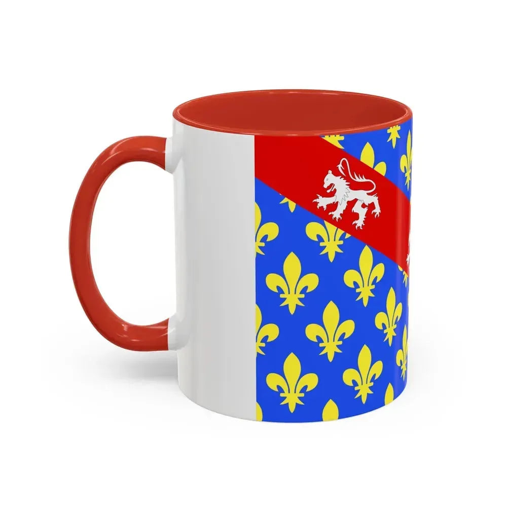 Flag of Creuse France - Accent Coffee Mug - Go Mug Yourself