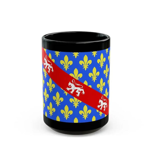 Flag of Creuse France - Black Coffee Mug 15oz - Go Mug Yourself
