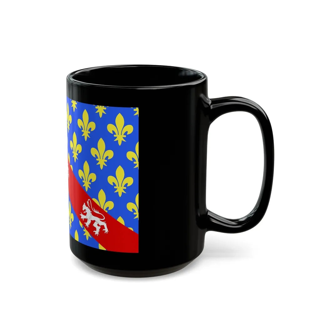 Flag of Creuse France - Black Coffee Mug-Go Mug Yourself