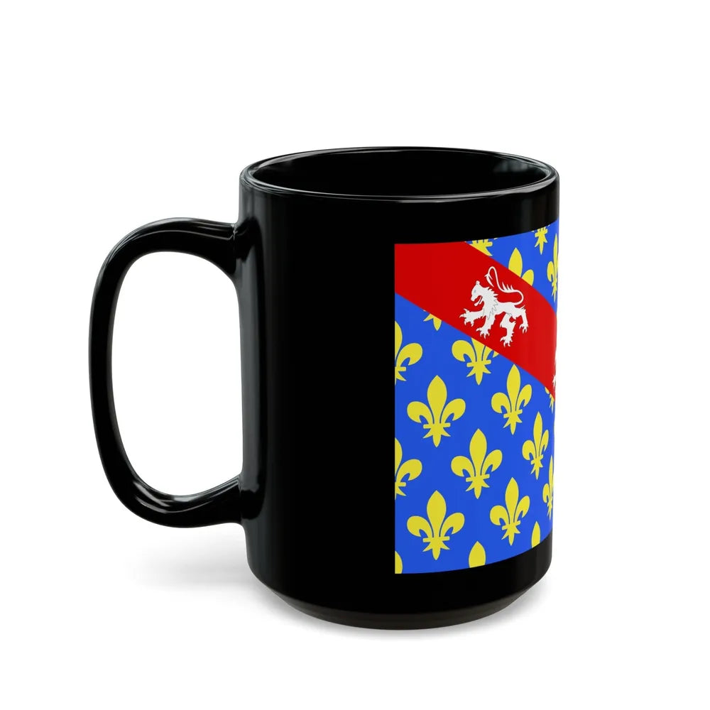 Flag of Creuse France - Black Coffee Mug-Go Mug Yourself