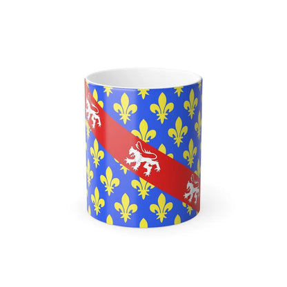 Flag of Creuse France - Color Changing Coffee Mug-11oz-Go Mug Yourself