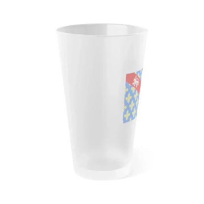 Flag of Creuse France - Frosted Pint Glass 16oz - Go Mug Yourself