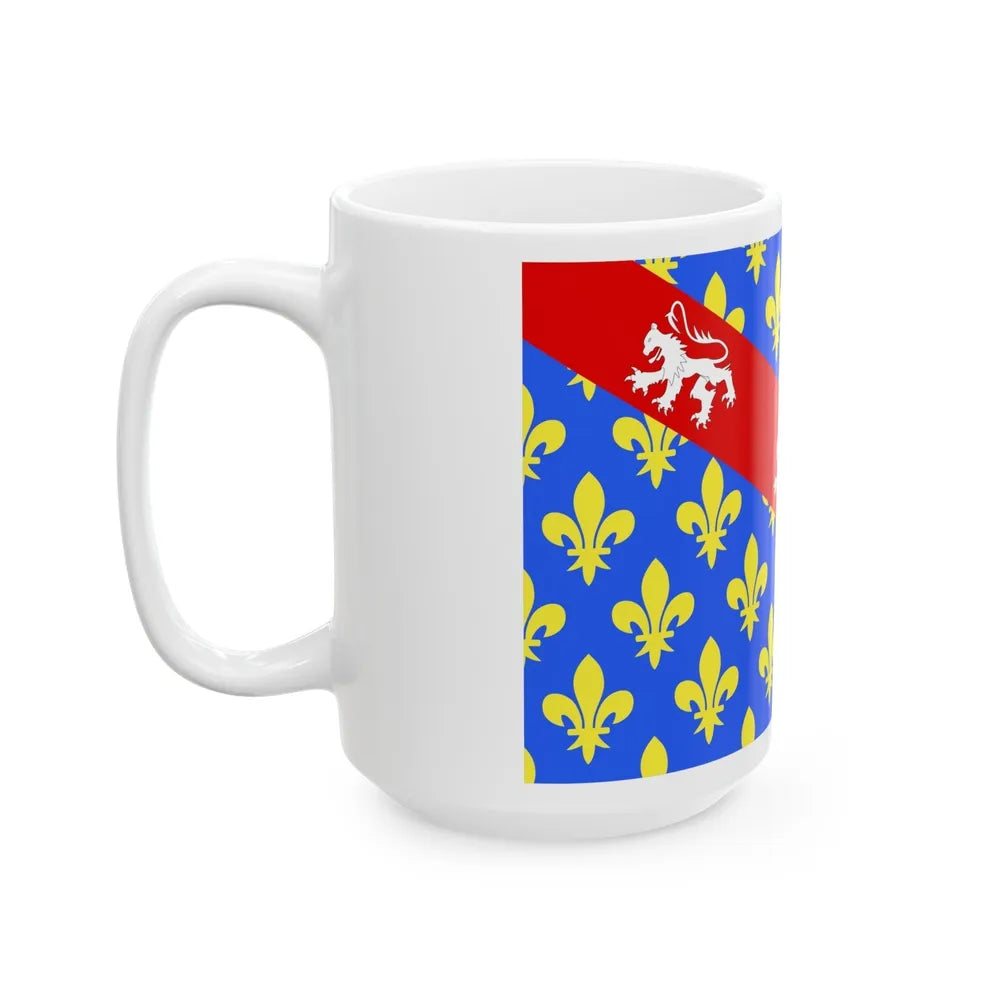 Flag of Creuse France - White Coffee Mug-Go Mug Yourself