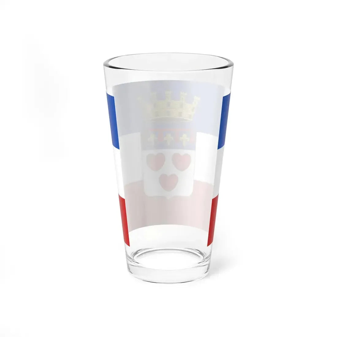 Flag of Crevalcore (Italy) Pint Glass 16oz - Go Mug Yourself