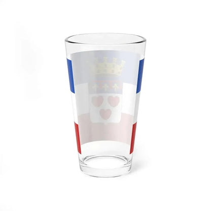 Flag of Crevalcore (Italy) Pint Glass 16oz - Go Mug Yourself