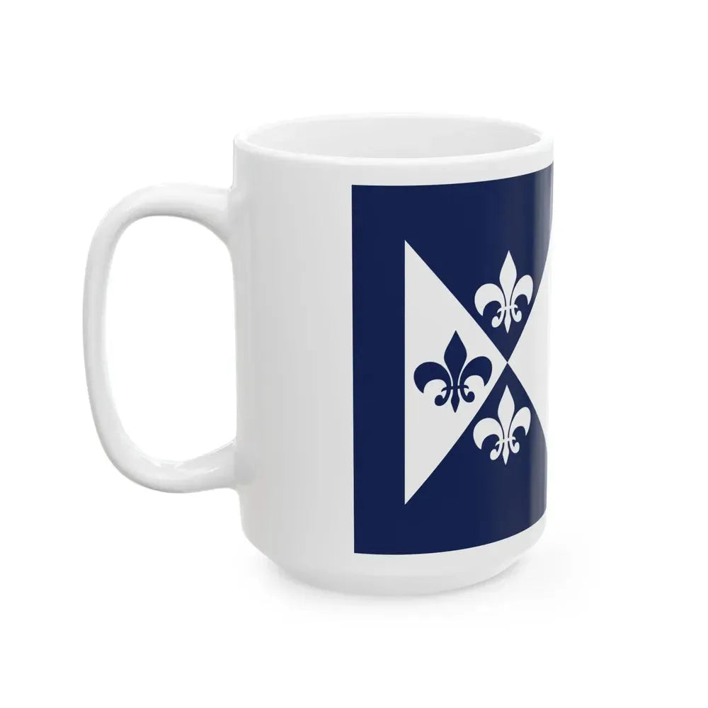 Flag of Creve Coeur Missouri (United States) White Coffee Mug - Go Mug Yourself