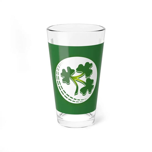 Flag of Cricket Ireland (Ireland) Pint Glass 16oz 16oz - Go Mug Yourself