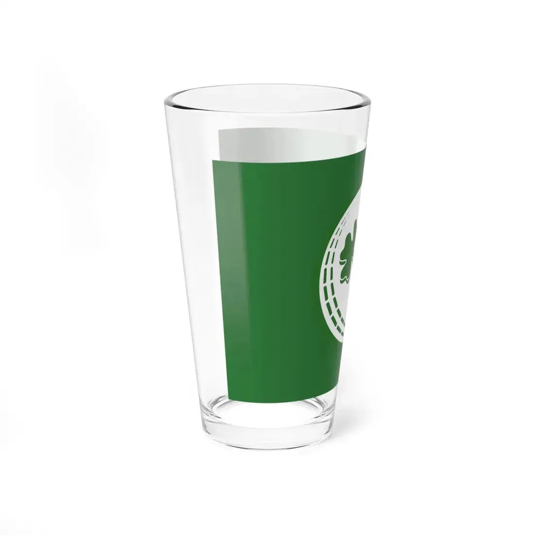 Flag of Cricket Ireland (Ireland) Pint Glass 16oz - Go Mug Yourself