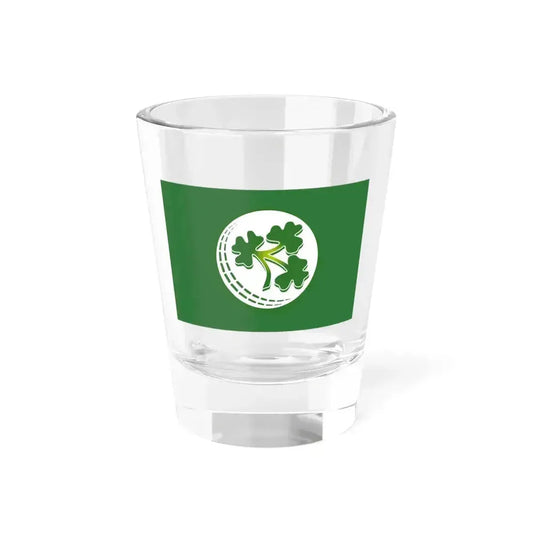 Flag of Cricket Ireland (Ireland) Shot Glass 1.5oz 1.5oz - Go Mug Yourself