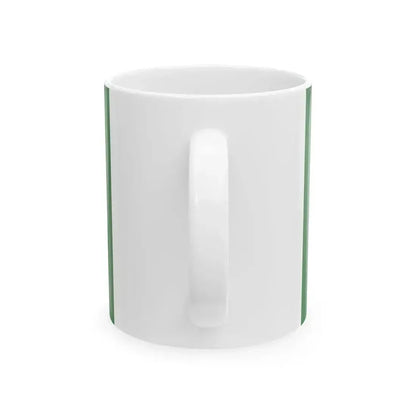 Flag of Cricket Ireland (Ireland) White Coffee Mug - Go Mug Yourself