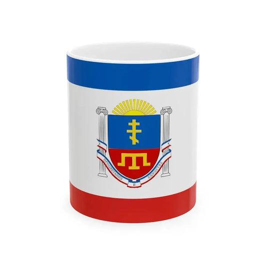 Flag of Crimea design (Russia) White Coffee Mug 11oz - Go Mug Yourself