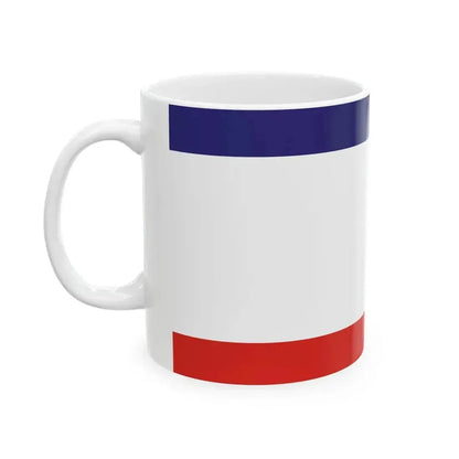 Flag of Crimea Latest version (Russia) White Coffee Mug - Go Mug Yourself