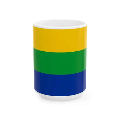 Flag of Crimea proposal 4 (Russia) White Coffee Mug 15oz - Go Mug Yourself