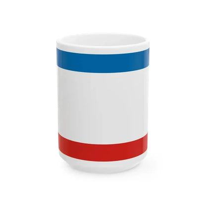 Flag of Crimea (Russia) White Coffee Mug 15oz - Go Mug Yourself