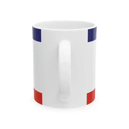 Flag of Crimea with Crimean Tatar Tamga Dark color (Russia) White Coffee Mug - Go Mug Yourself