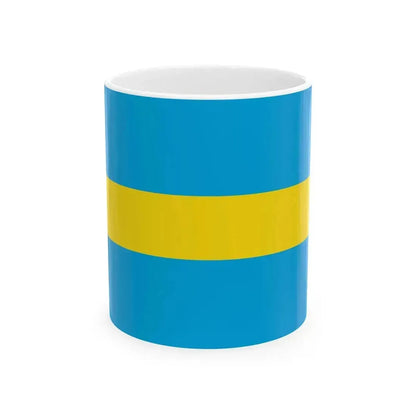 Flag of Crimean Peoples Republic variant (Russia) White Coffee Mug 11oz - Go Mug Yourself