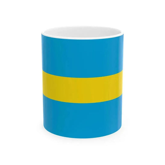 Flag of Crimean Peoples Republic variant (Russia) White Coffee Mug 11oz - Go Mug Yourself