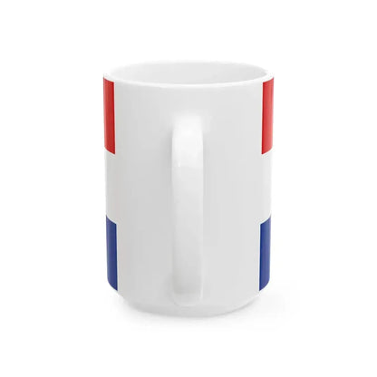 Flag of Croatia 1943-1947 3-5 (Croatia) White Coffee Mug - Go Mug Yourself