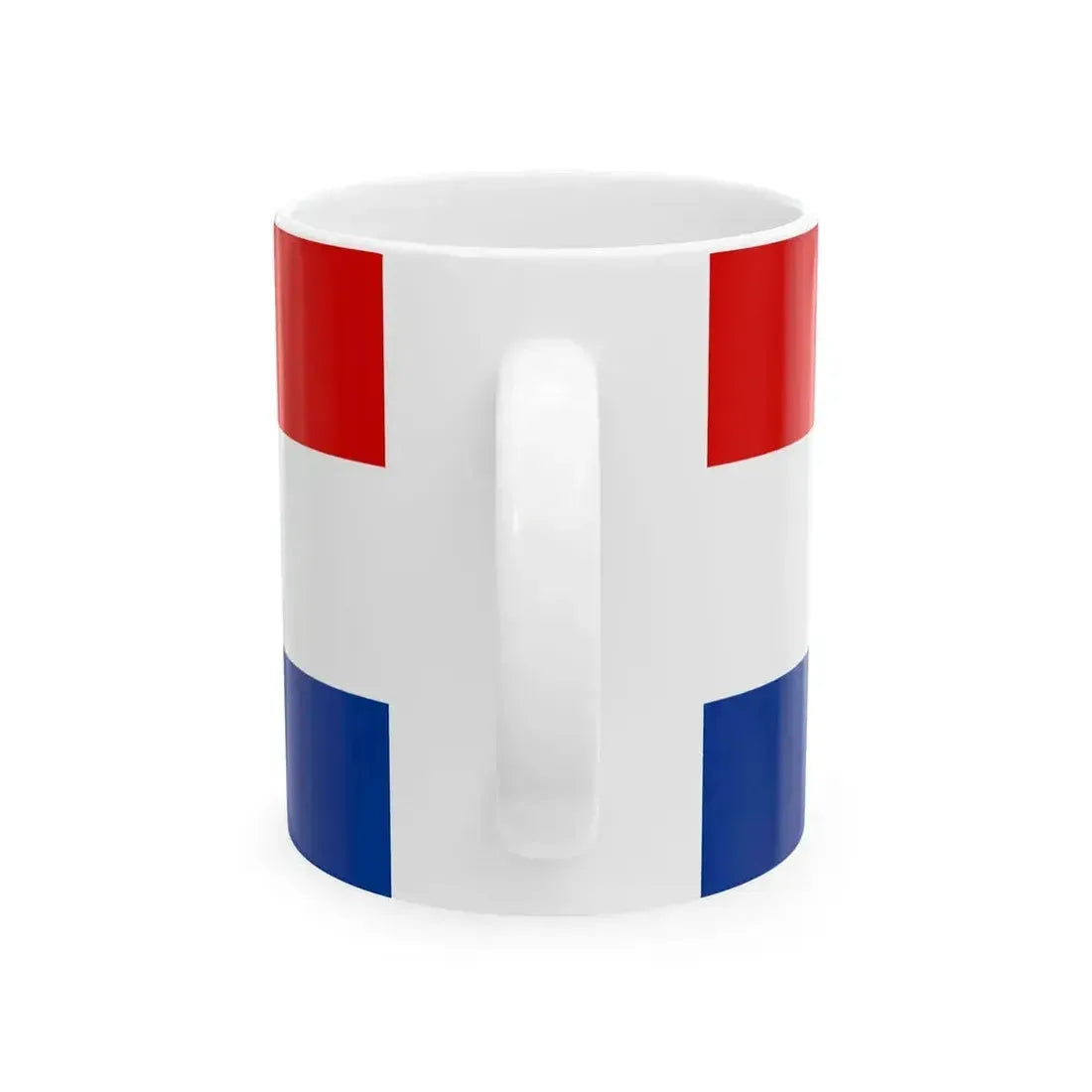 Flag of Croatia 1945-1947 (Croatia) White Coffee Mug - Go Mug Yourself