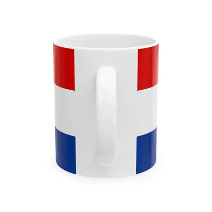 Flag of Croatia 1945-1947 (Croatia) White Coffee Mug - Go Mug Yourself