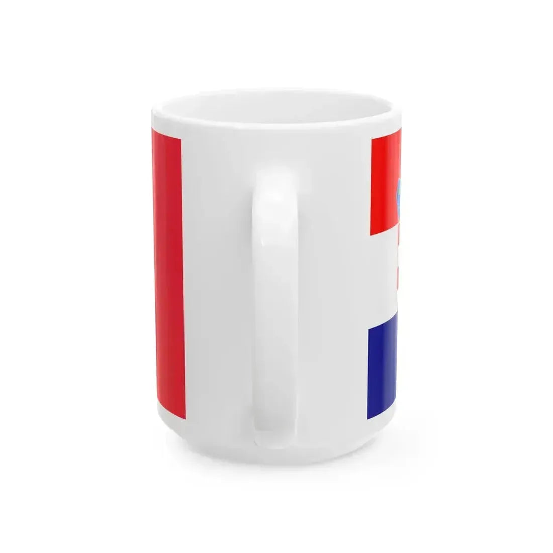 Flag of Croatia and France (Croatia) White Coffee Mug - Go Mug Yourself