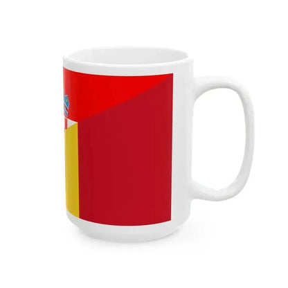 Flag of Croatia and Romania (Croatia) White Coffee Mug - Go Mug Yourself