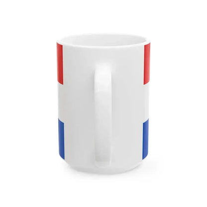 Flag of Croatia at the UN (Croatia) White Coffee Mug - Go Mug Yourself