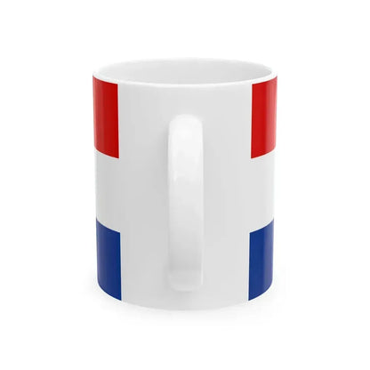 Flag of Croatia pre-1991 Colors (Croatia) White Coffee Mug - Go Mug Yourself