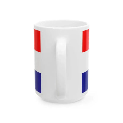 Flag of Croatia variant (Croatia) White Coffee Mug - Go Mug Yourself