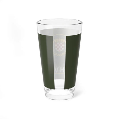 Flag of Croatian Army (Croatia) Pint Glass 16oz - Go Mug Yourself
