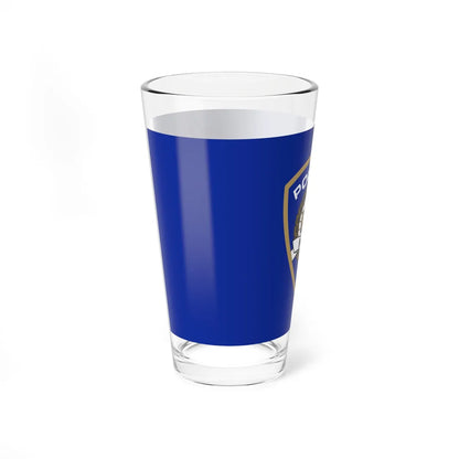Flag of Croatian Police (Croatia) Pint Glass 16oz - Go Mug Yourself