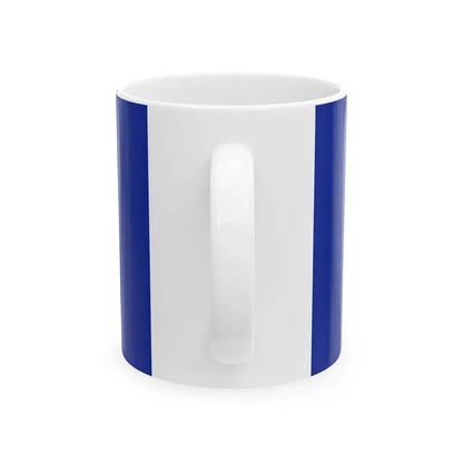 Flag of Croatian Police (Croatia) White Coffee Mug - Go Mug Yourself