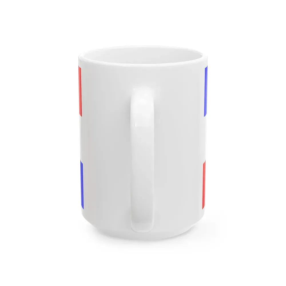 Flag of Crossville Tennessee textless (United States) White Coffee Mug - Go Mug Yourself