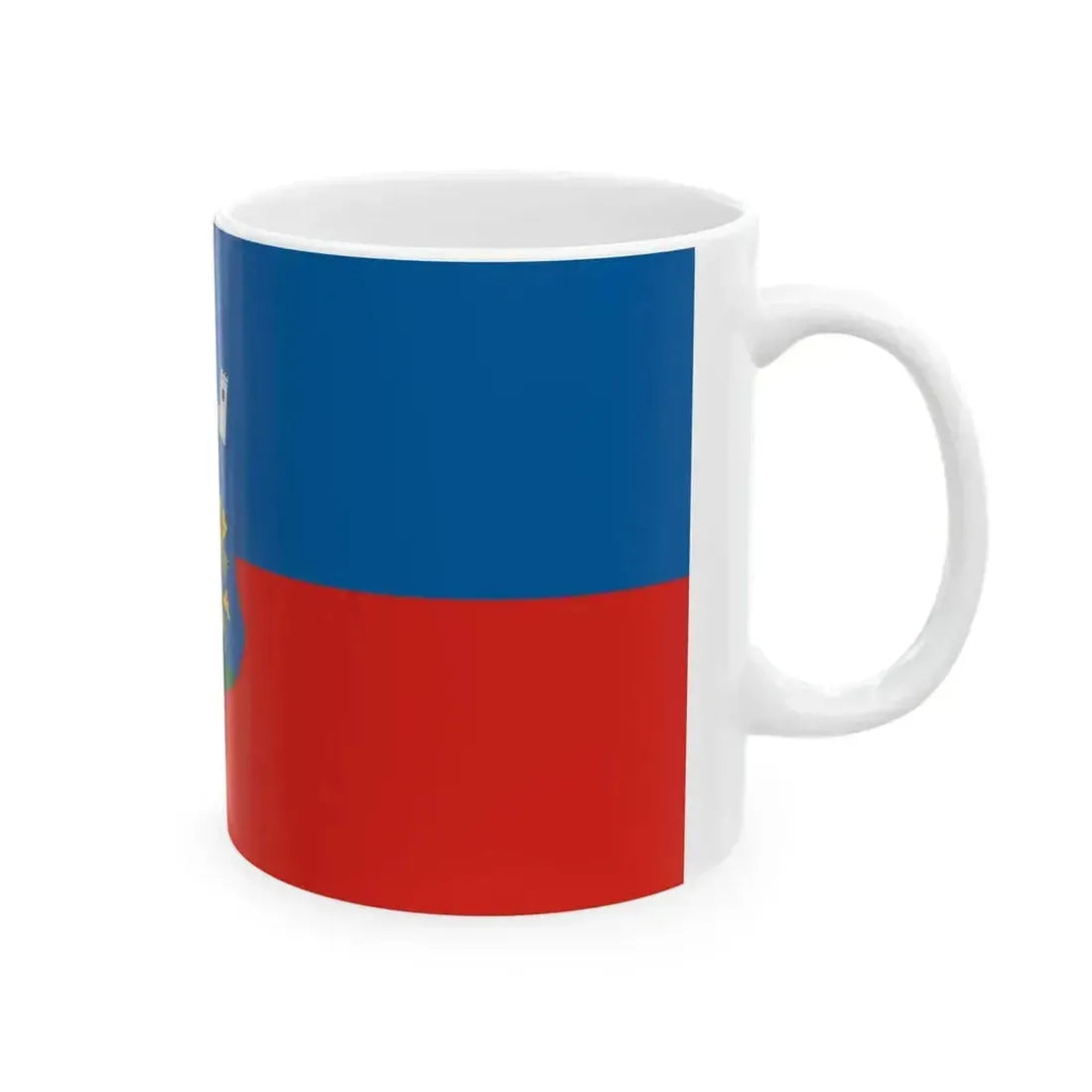 Flag of Csabrendek (Hungary) White Coffee Mug - Go Mug Yourself