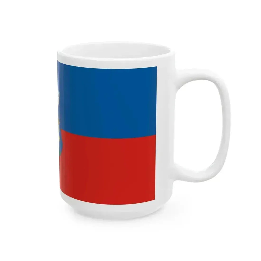 Flag of Csabrendek (Hungary) White Coffee Mug - Go Mug Yourself