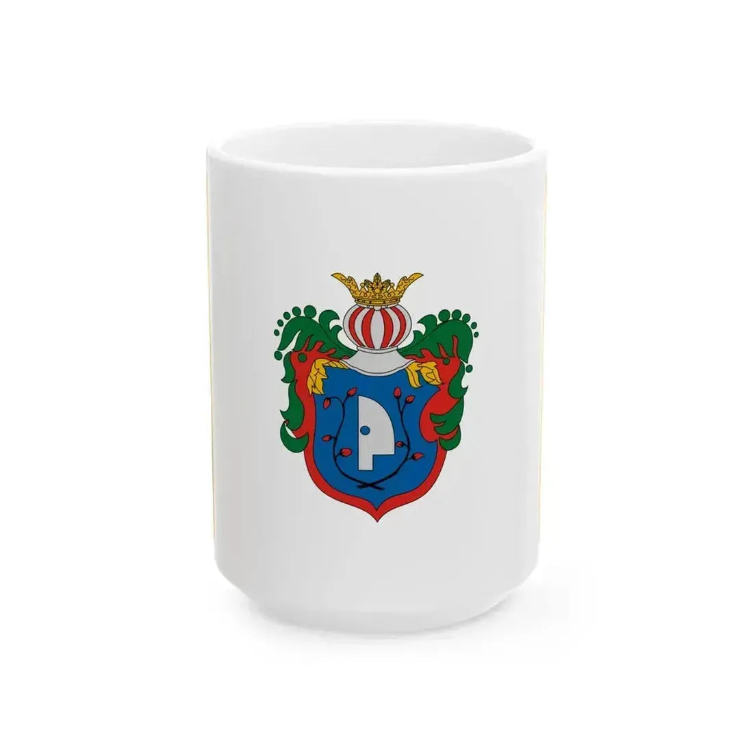 Flag of Csakvar (Hungary) White Coffee Mug 15oz - Go Mug Yourself