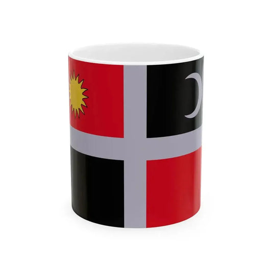 Flag of Csangos (Oman) White Coffee Mug 11oz - Go Mug Yourself