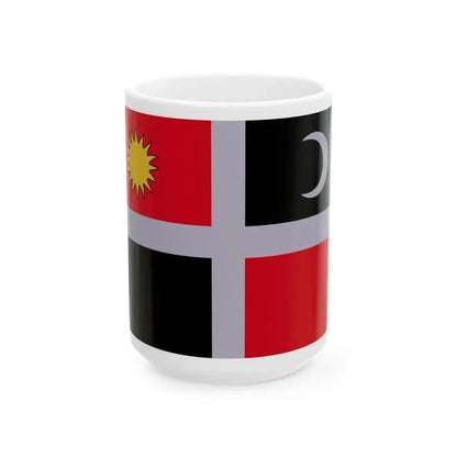 Flag of Csangos (Oman) White Coffee Mug 15oz - Go Mug Yourself