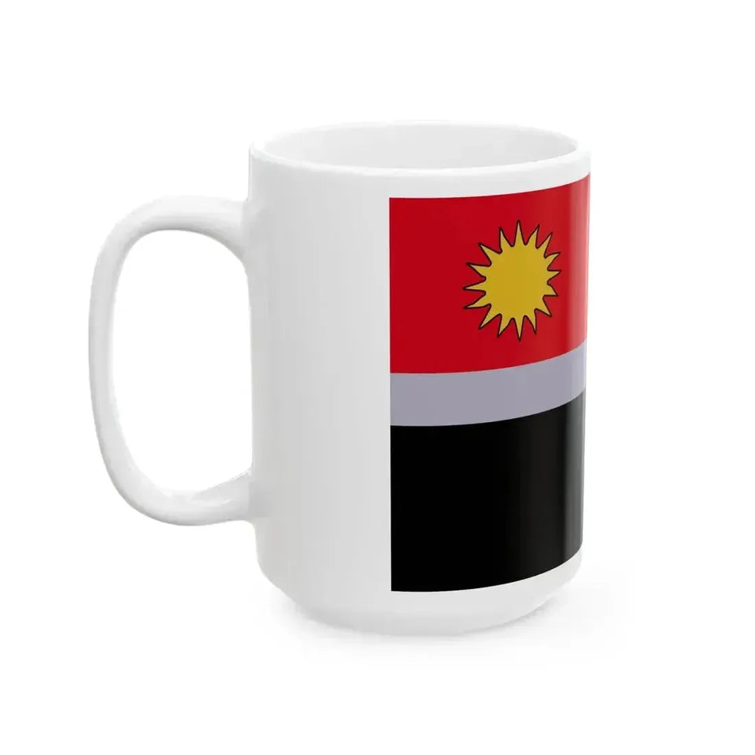 Flag of Csangos (Oman) White Coffee Mug - Go Mug Yourself