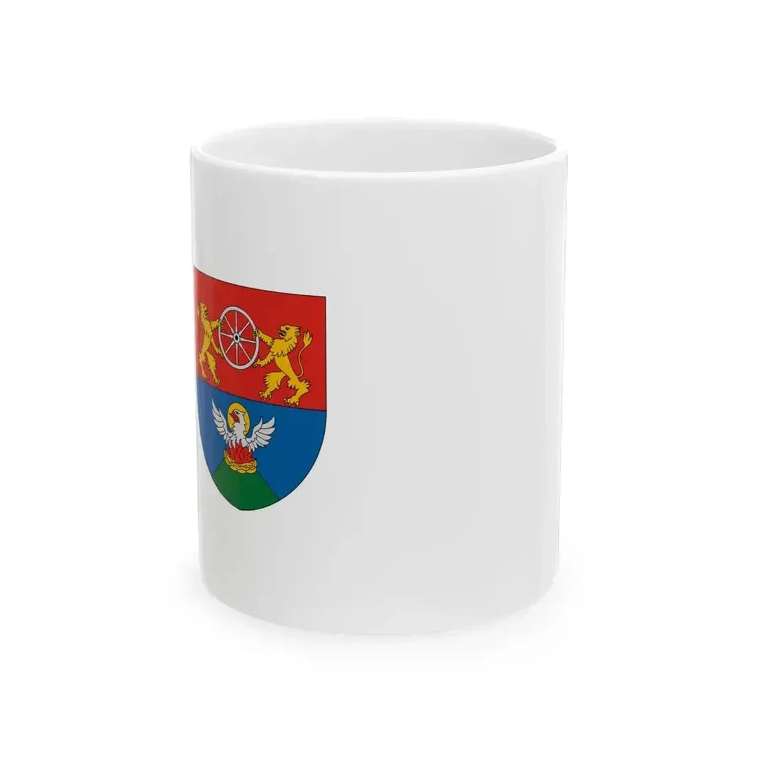 Flag of Csanyoszro (Hungary) White Coffee Mug 11oz - Go Mug Yourself