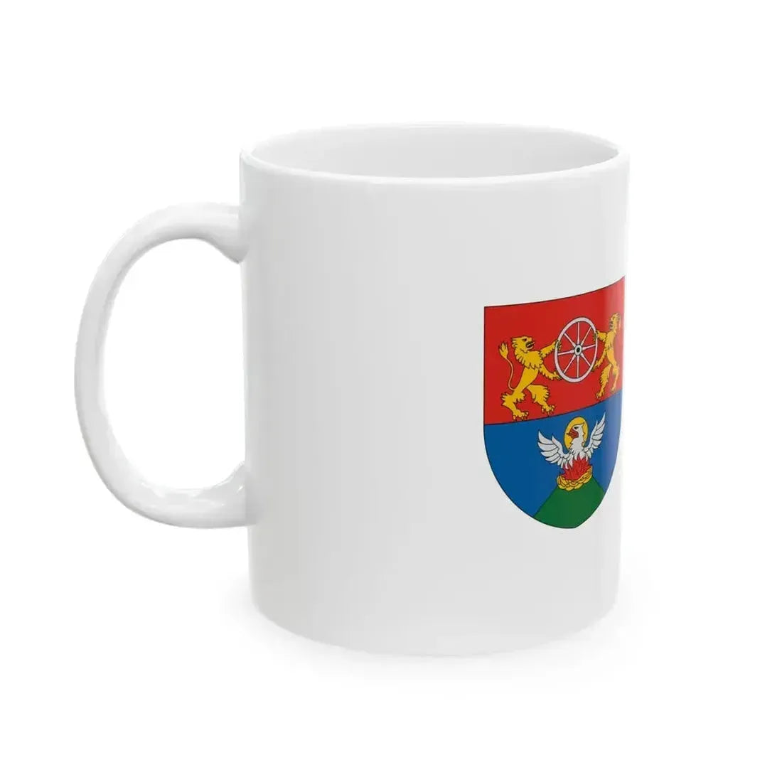 Flag of Csanyoszro (Hungary) White Coffee Mug - Go Mug Yourself