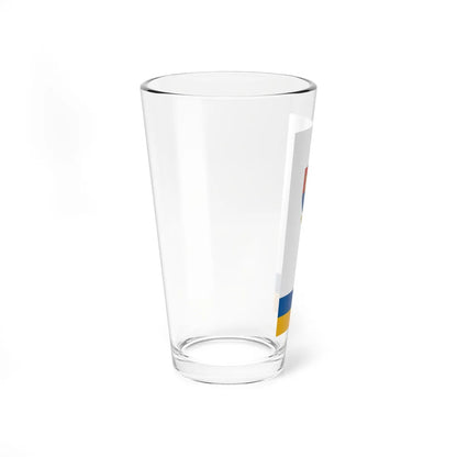 Flag of Csanyoszro vertical (Hungary) Pint Glass 16oz - Go Mug Yourself